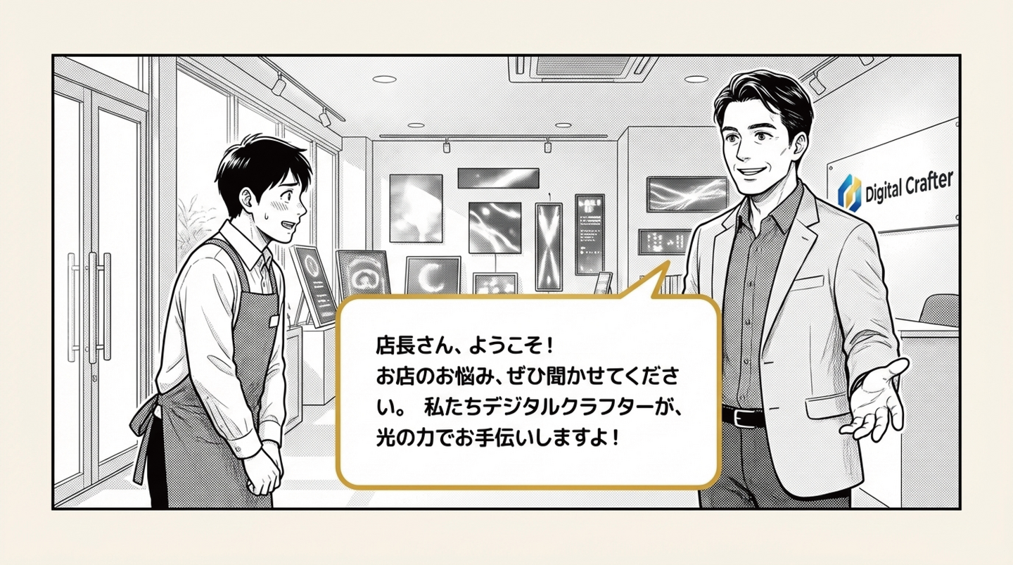 LEDビジョン　デジタルクラフター