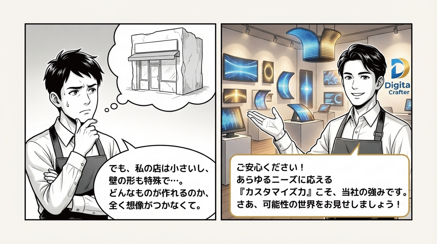 LEDビジョン　デジタルクラフター