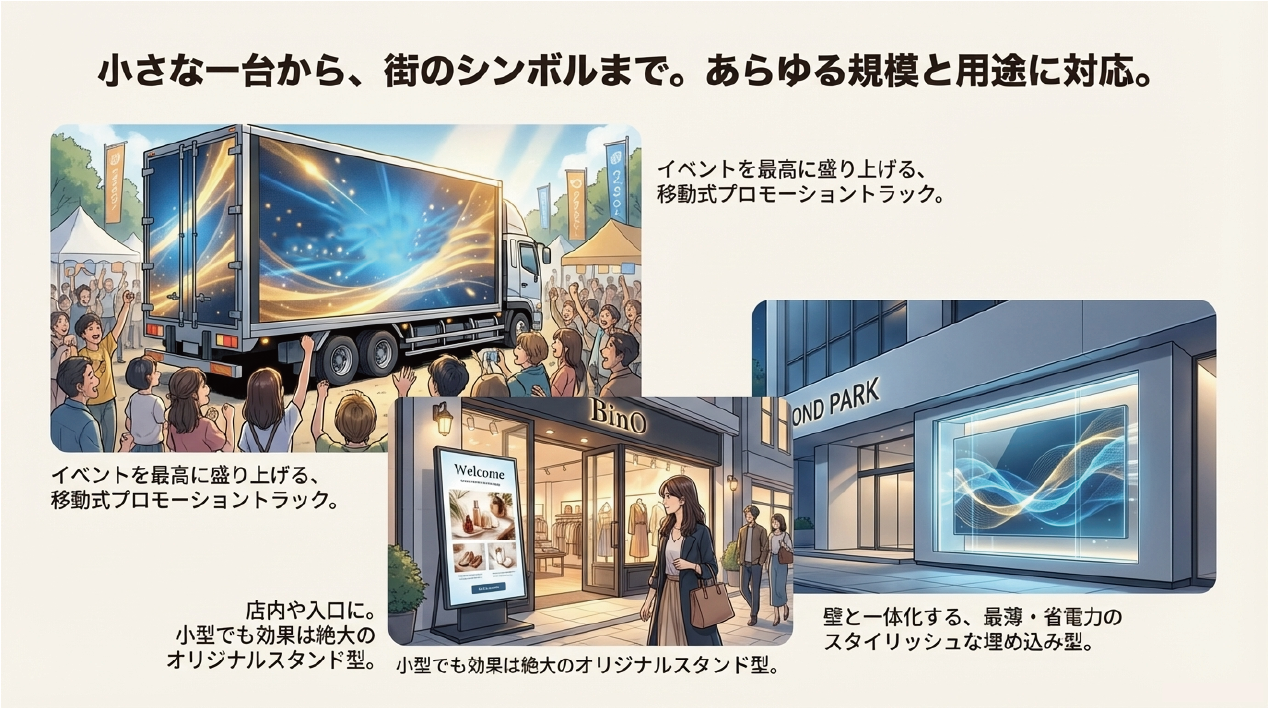 LEDビジョン　デジタルクラフター