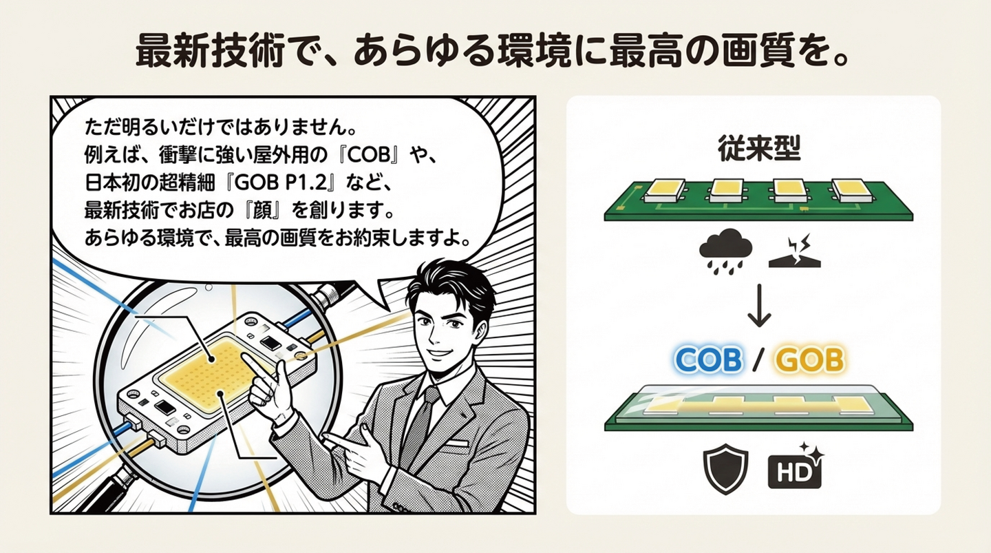 LEDビジョン　デジタルクラフター