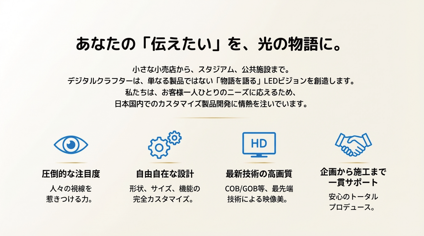 LEDビジョン　デジタルクラフター